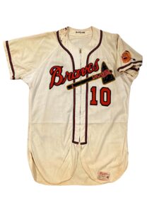 1958 Bob Buhl Milwaukee Braves Game-Used Home Jersey