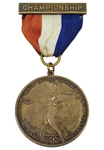 1958 John Prudhoe Peoria Cats AAU Championship Medal