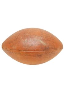 1958 New York Giants NFL Championship Game-Used & Team-Signed Football