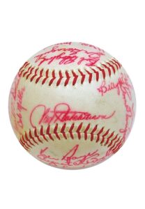 1958 St. Louis Cardinals Team Autographed Baseball