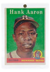 1958 Topps Hank Aaron White Name #30