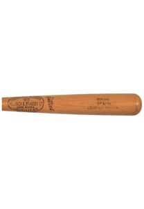 1958 Warren Spahn Milwaukee Braves Game-Ready Bat