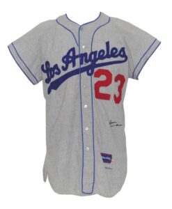 1959 Don Zimmer Los Angeles Dodgers Game-Used & Autographed Road Uniform