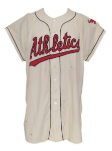 1959 Harry Chiti Kansas City Athletics Game-Used Home Flannel Jersey