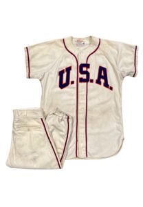 1959 Jack McCartan Team USA Game-Used Pan American Games Uniform