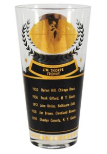 1959 Jim Thorpe Glass Award Presented to Charley Conerly