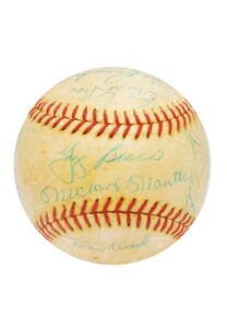 1959 New York Yankees Team-Signed Baseballs