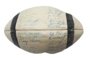 1959 NY Football Giants Team Autographed Football