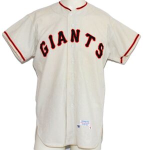 1959 Ray Monzant San Francisco Giants Game-Used Home Flannel Jersey