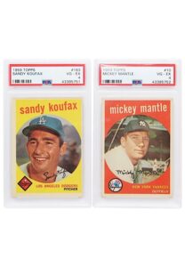 1959 Topps Baseball Complete Card Set