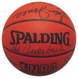 1960-61 Boston Celtics Team Autographed LE Basketball