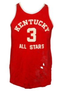 1960 Darel Carrier Kentucky High School All-Stars Game-Used Jersey