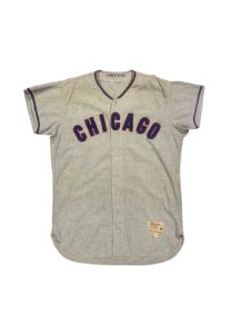 1960 George Altman Chicago Cubs Game-Used Flannel Jersey