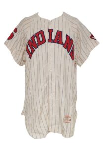 1960 Harvey Kuenn Cleveland Indians Game-Used Home Flannel Jersey