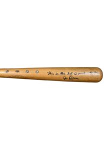 1960 Jim Rivera Chicago White Sox Game-Used & Signed Bat