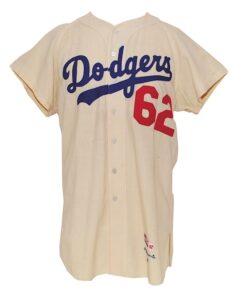 1960 Ken Aspromonte Los Angeles Dodgers Game-Used Home Flannel Jersey