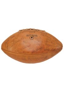 1960 Washington Redskins Team-Signed Football