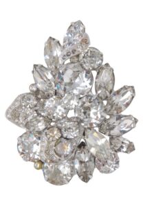 1960s Austrian Crystal Brooch Given to Marilyn Monroe by Joe DiMaggio