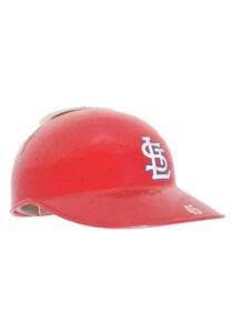 1960’s Bob Gibson St. Louis Cardinals Game-Used & Autographed Batting Helmet