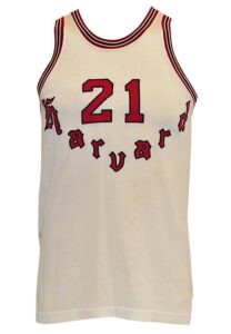 1960s Harvard Crimson Game-Used Number 21 Durene Jersey