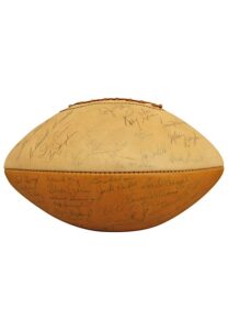 1960s Los Angeles Rams Multi-Team Signed Football