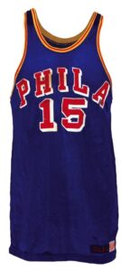 1961-1962 Tom Gola Philadelphia Warriors Game-Used Road Jersey