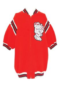 1961-62 Cleveland Pipers ABL Fleece Warm-Up Suit Attributed to Jimmy Darrow