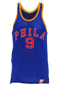 1961-62 Frank Radovich Philadelphia Warriors Game-Used Road Durene Jersey