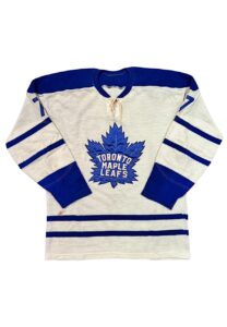 1961-62 Tim Horton Toronto Maple Leafs Stanley Cup Clinching Game-Used Wool Sweater