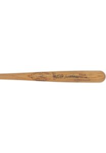 1961-63 Eddie Matthews Milwaukee Braves Game-Used & Autographed Bat