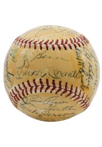 1961 All-Star Signed Baseball including Mickey Mantle