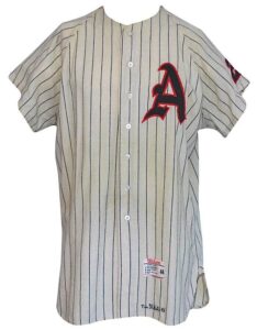 1961 Bill Kunkel Kansas City Athletics Game-Used Home Flannel Jersey