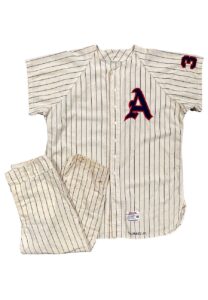 1961 Don Larsen/Billy Bryan Kansas City A’s Game-Used Home Flannel Uniform