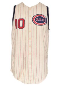 1961 Eddie Kasko Cincinnati Reds Game-Used Home Flannel Vest