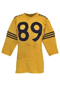 1961 Edward Gill Navy Midshipmen Game-Used “Beat Army” Durene Jersey