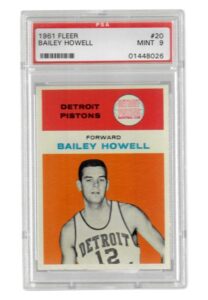 1961 Fleer Bailey Howell #20