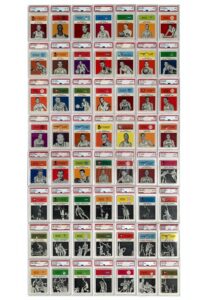 1961 Fleer Basketball Near Complete Set