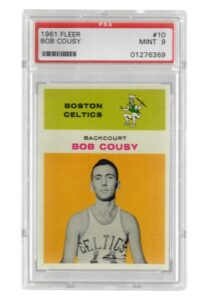 1961 Fleer Bob Cousy #10