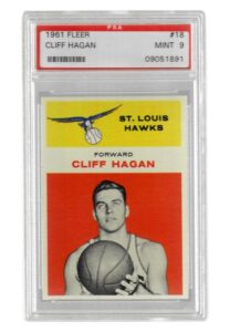 1961 Fleer Cliff Hagan #18