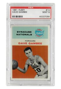 1961 Fleer Dave Gambee #13