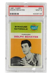 1961 Fleer Dolph Schayes #39