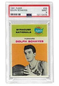 1961 Fleer Dolph Schayes #39