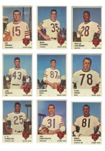 1961 Fleer Football Card Complete Set