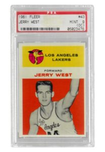 1961 Fleer Jerry West #43