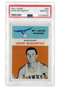 1961 Fleer John McCarthy #30