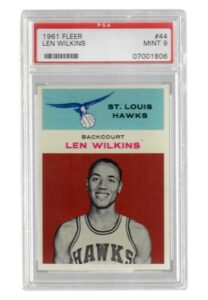 1961 Fleer Len Wilkins #44