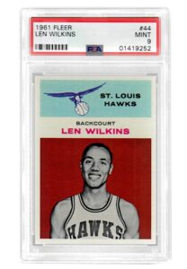 1961 Fleer Len Wilkins #44