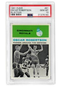 1961 Fleer Oscar Robertson “In Action” #61