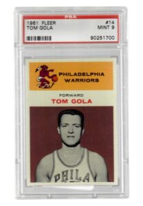 1961 Fleer Tom Gola #14