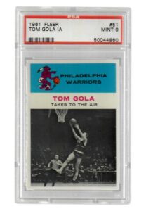 1961 Fleer Tom Gola “In Action” #51